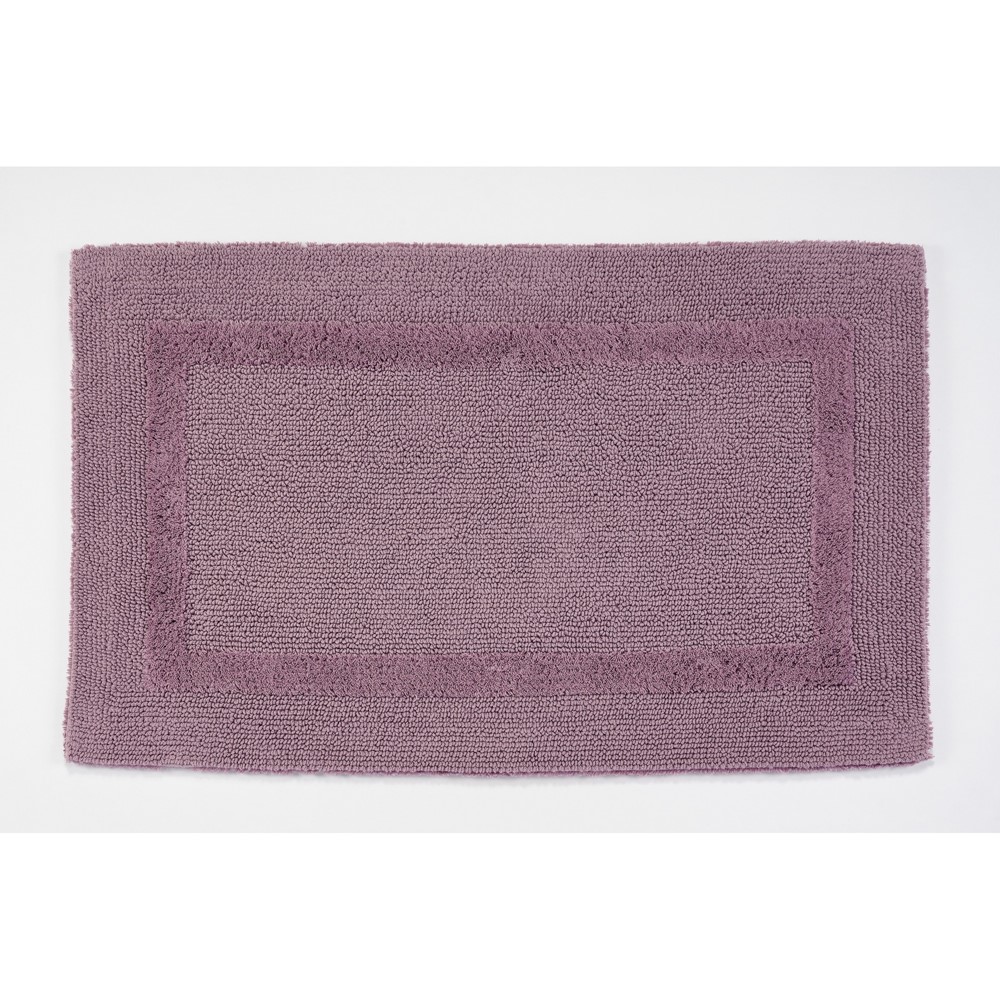 Reversible Bath Mat 440 by Designer Abyss & Habidecor in Orchid Pink